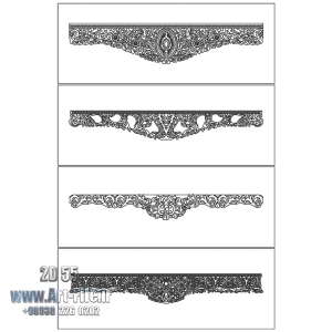 فروش فایل دوبعدی کتیبه پرده ‌2D55