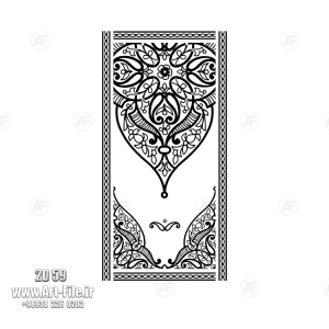 فروش فایل دوبعدی درب  2D59