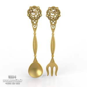 فروش فایل سه بعدی قاشق 3DB4