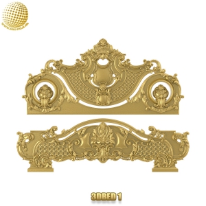 فروش فایل سه بعدی کله تخت  3DBED1