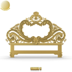 فروش فایل سه بعدی کله تخت  3DBED2