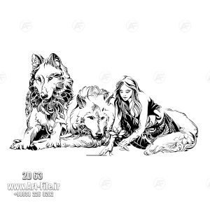 فروش فایل دوبعدی تابلو مینیاتوری  2D63