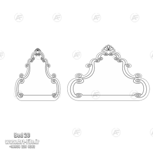 فروش فایل دوبعدی سرویس خواب ‌Bed20