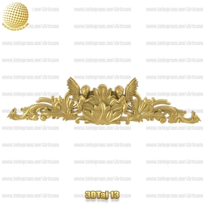 فروش فایل سه بعدی تاج و دکوری  3DTaj13