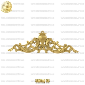 فروش فایل سه بعدی تاج و دکوری  3DTaj14