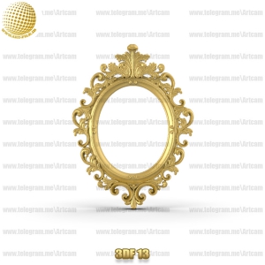 فروش فایل سه بعدی فریم و قاب آینه 3df13