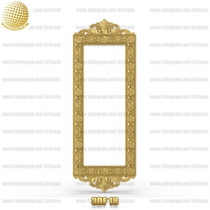 فروش فایل سه بعدی فریم و قاب آینه 3df18