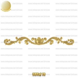 فروش فایل سه بعدی تاج و دکوری  3DTaj19