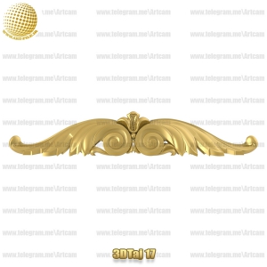 فروش فایل سه بعدی تاج و دکوری  3DTaj17