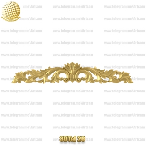 فروش فایل سه بعدی تاج و دکوری  3DTaj26