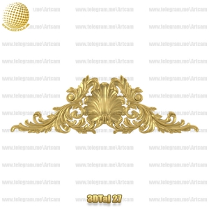 فروش فایل سه بعدی تاج و دکوری  3DTaj27