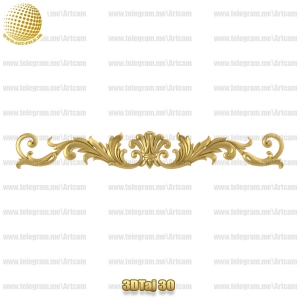 فروش فایل سه بعدی تاج و دکوری  3DTaj30