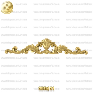 فروش فایل سه بعدی تاج و دکوری  3DTaj31