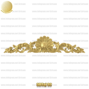 فروش فایل سه بعدی تاج و دکوری  3DTaj32