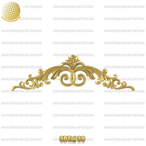 فروش فایل سه بعدی تاج و دکوری  3DTaj39