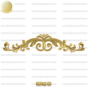 فروش فایل سه بعدی تاج و دکوری  3DTaj40