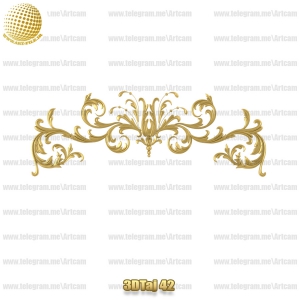 فروش فایل سه بعدی تاج و دکوری  3DTaj42