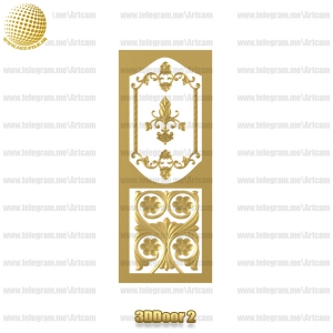 فروش فایل سه بعدی درب ورودی 3Ddoor2