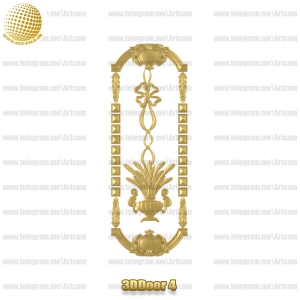 فروش فایل سه بعدی درب ورودی 3Ddoor4