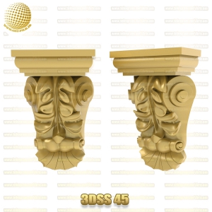 فروش فایل سه بعدی سرستون 3DSS45