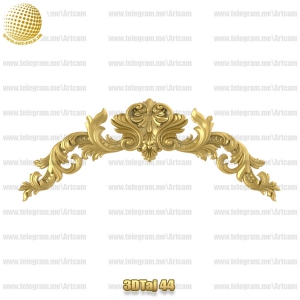 فروش فایل سه بعدی تاج و دکوری  3DTaj44