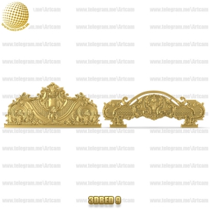 فروش فایل سه بعدی کله تخت  3DBED9