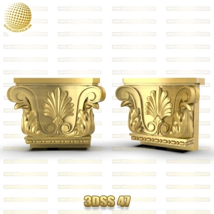 فروش فایل سه بعدی سرستون 3DSS47