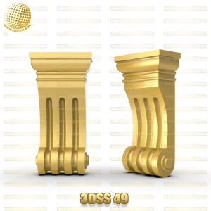 فروش فایل سه بعدی سرستون 3DSS49