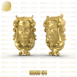 فروش فایل سه بعدی سرستون 3DSS54