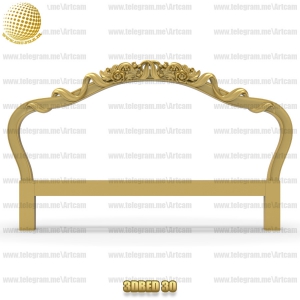 فروش فایل سه بعدی کله تخت 3DBED30