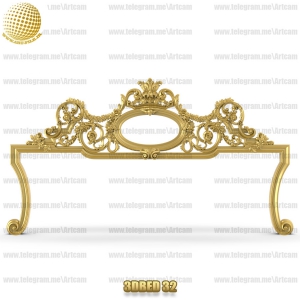 فروش فایل سه بعدی کله تخت 3DBED32