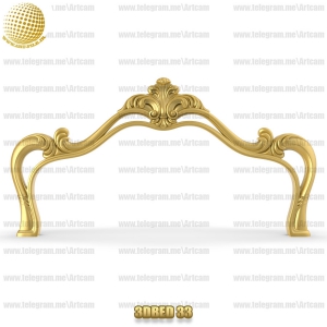 فروش فایل سه بعدی کله تخت 3DBED33