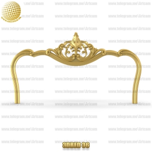 فروش فایل سه بعدی کله تخت 3DBED36