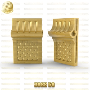 فروش فایل سه بعدی سرستون 3DSS58