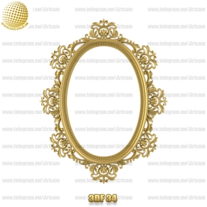 فروش فایل سه بعدی فریم و قاب آینه 3df34