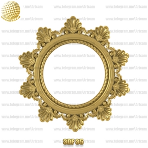فروش فایل سه بعدی فریم و قاب آینه 3df35