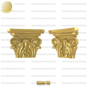 فروش فایل سه بعدی سرستون 3DSS70