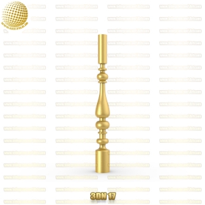 فروش فایل سه بعدی نرده راه پله 3dN17