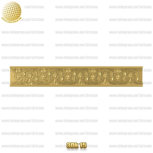 فروش فایل سه بعدی کتیبه و قرنیز 3dk15