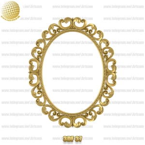 فروش فایل سه بعدی فریم و قاب آینه 3df37