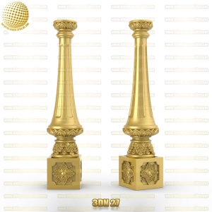  فروش فایل سه بعدی نرده راه پله 3dN27