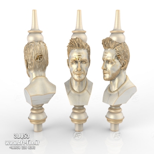 فروش فایل سه بعدی قلیان (دیوید بکام) 3DQ53