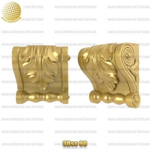 فروش فایل سه بعدی سرستون 3DSS90