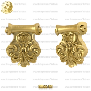 فروش فایل سه بعدی سرستون 3DSS91