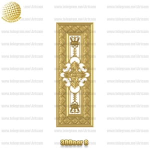 فروش فایل سه بعدی درب ورودی 3Ddoor8