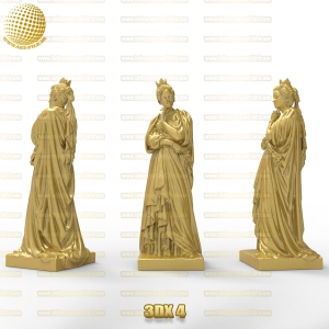 فروش فایل سه بعدی مجسمه 3dx4