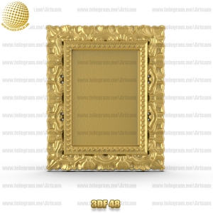 فروش فایل سه بعدی فریم و قاب آینه 3df48