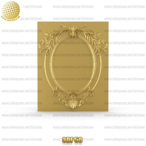 فروش فایل سه بعدی فریم و قاب آینه 3df50