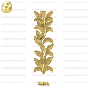 فروش فایل سه بعدی گل دکوری 3Dg3