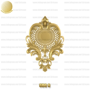 فروش فایل سه بعدی گل دکوری 3Dg6